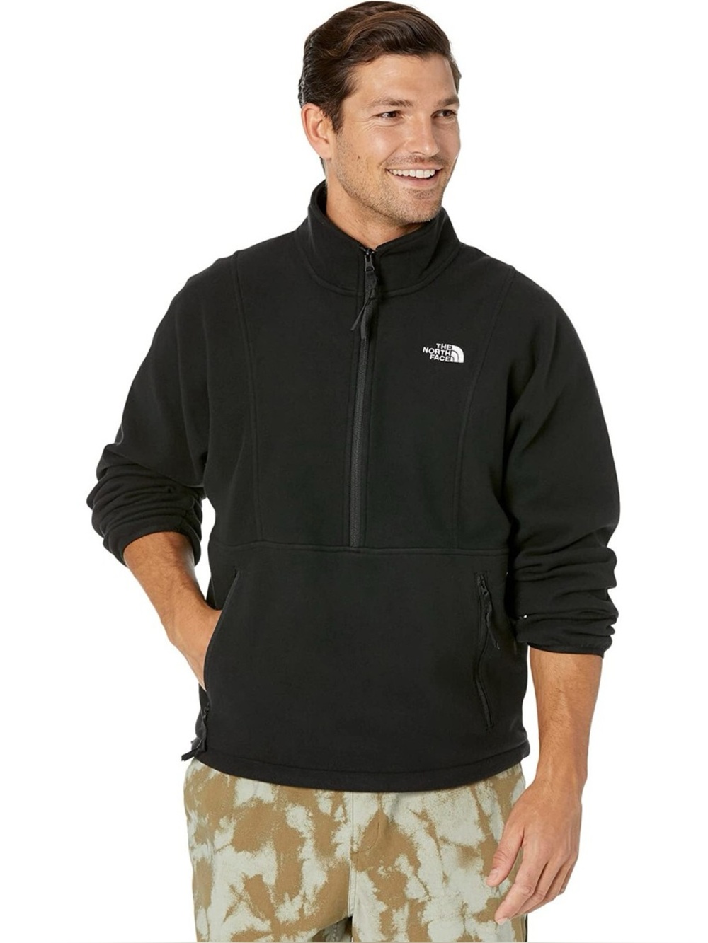 The North Face Black Half-Zip Fleece Pullover